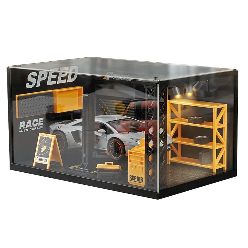 1:24 Diecast Display Case – Race Auto Garage, Race Auto Garage base