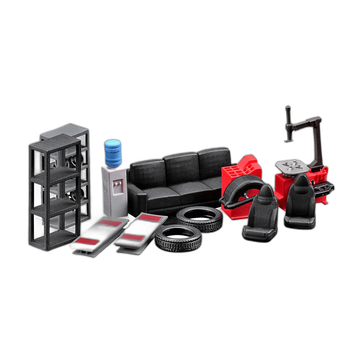 1:64 Repair Shop Tool Set – Garage & Repair Diorama, As Shown base