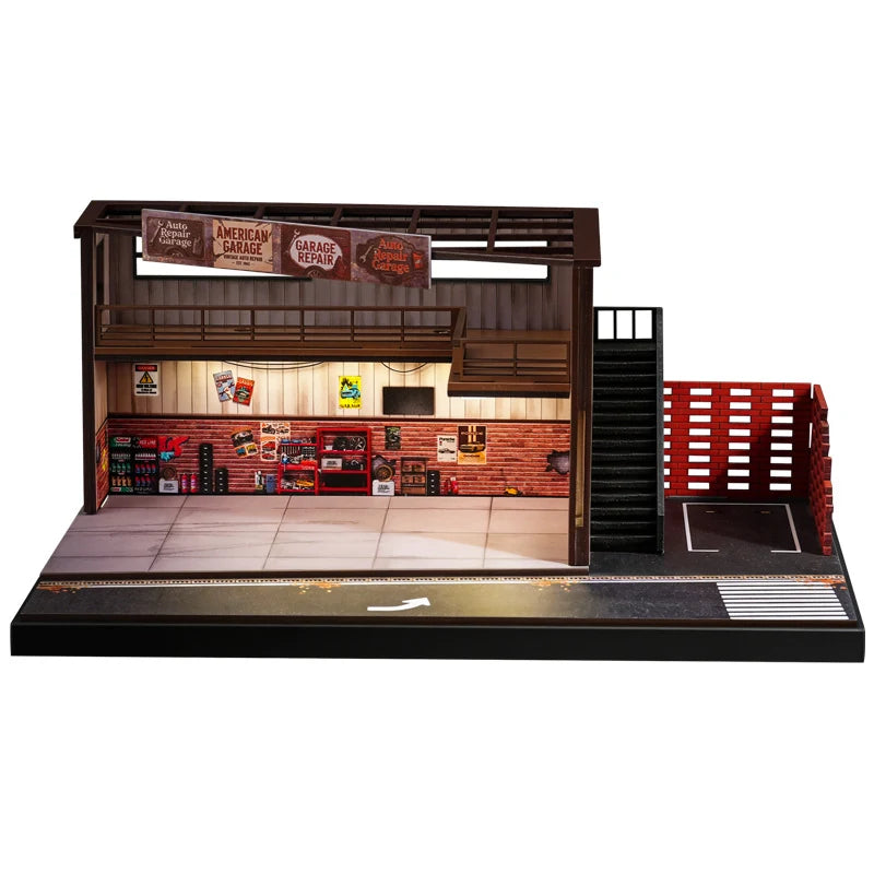1:64 Diecast Display Case – American Repair Shop, American Repair Shop base