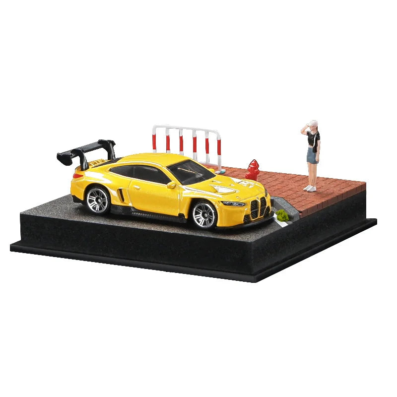 1:64 Diecast Display Case – Orange Brick Road Scene, Orange Brick Road base