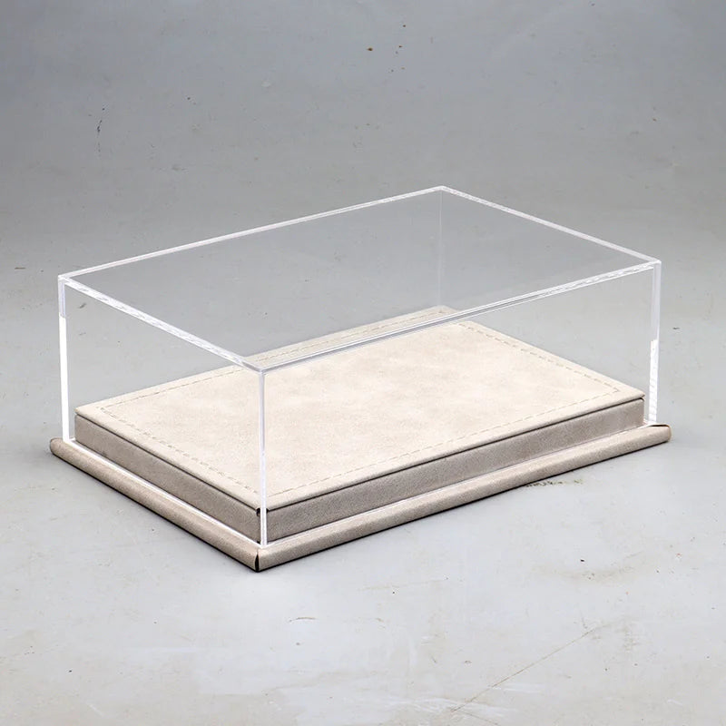 1:64 Diecast Display Case – Triple Parking Space, Light Gray base