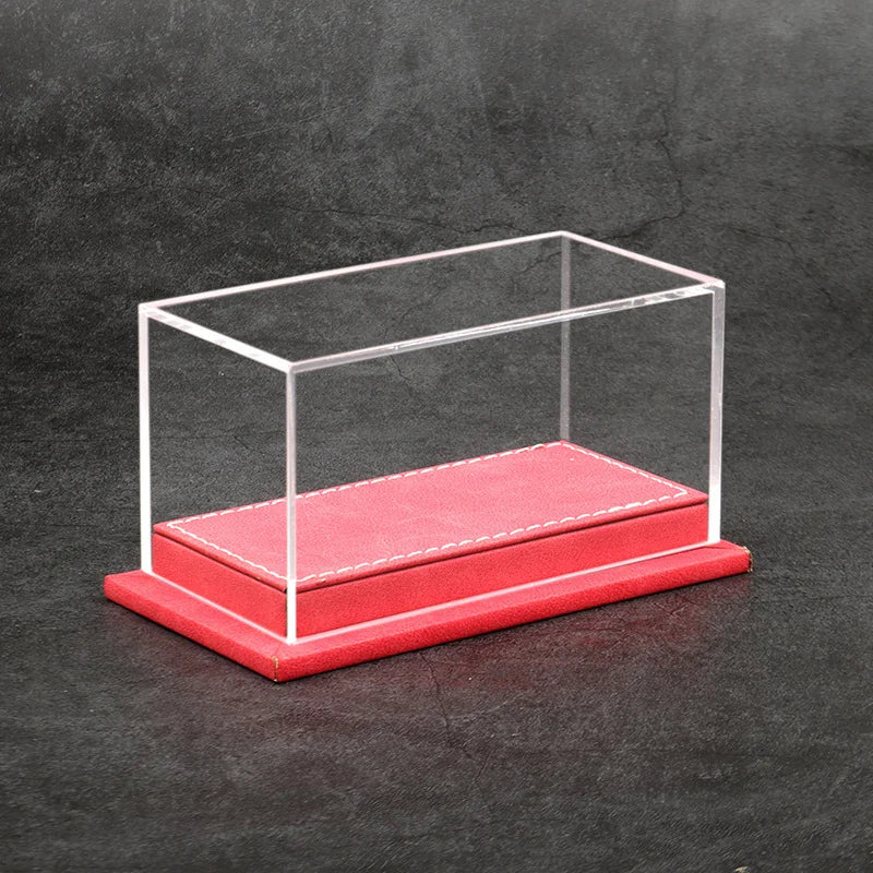 1:64 Diecast Display Case – Single Parking Space, Red base