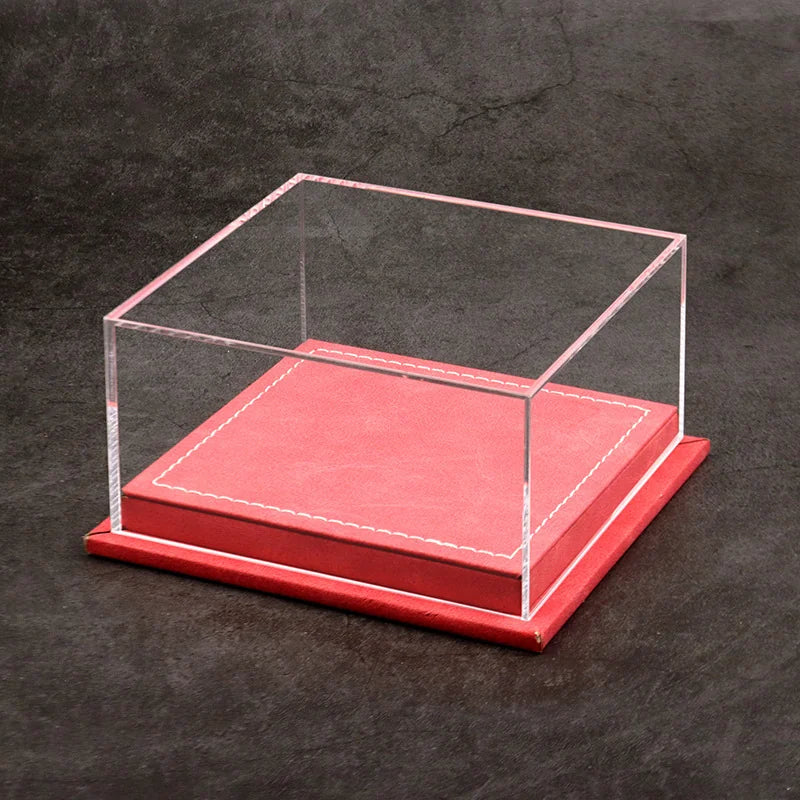 1:64 Diecast Display Case – Double Parking Spots, Dark Chestnut base