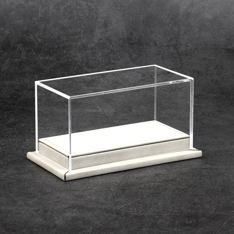 1:64 Diecast Display Case – Single Parking Space, Beige Gray base