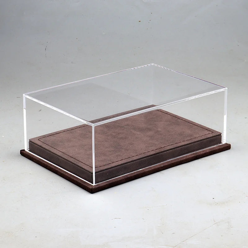 1:64 Diecast Display Case – Triple Parking Space, Dark Chestnut base