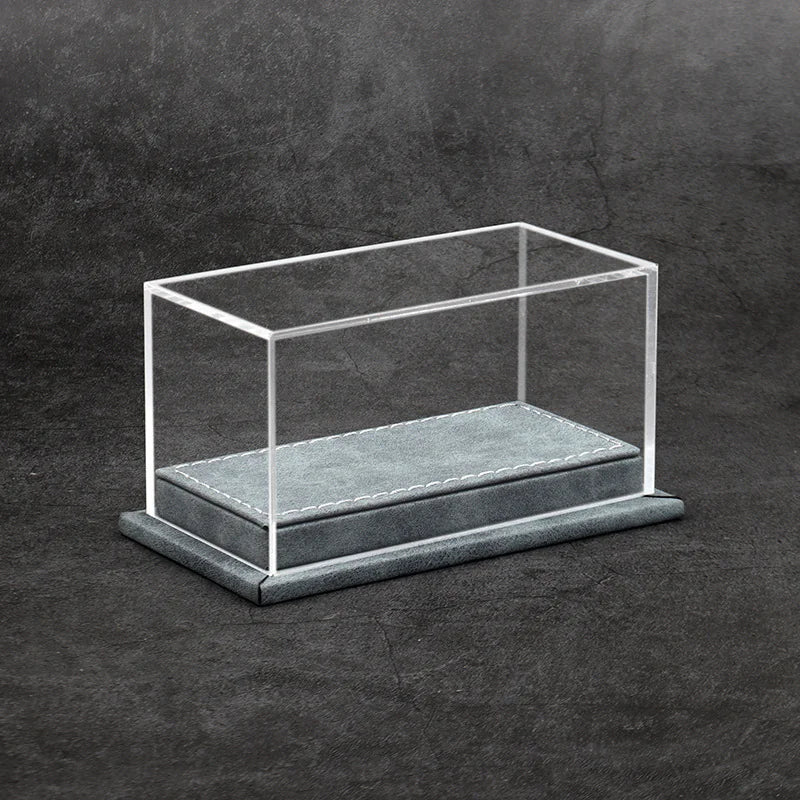 1:64 Diecast Display Case – Single Parking Space, Slate Gray base