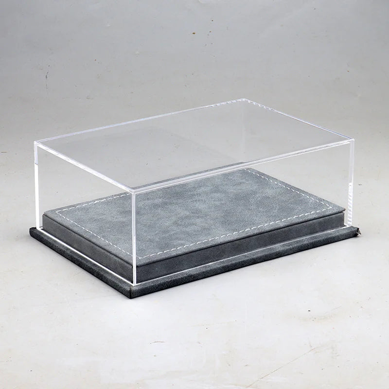 1:64 Diecast Display Case – Triple Parking Space, Slate Gray base