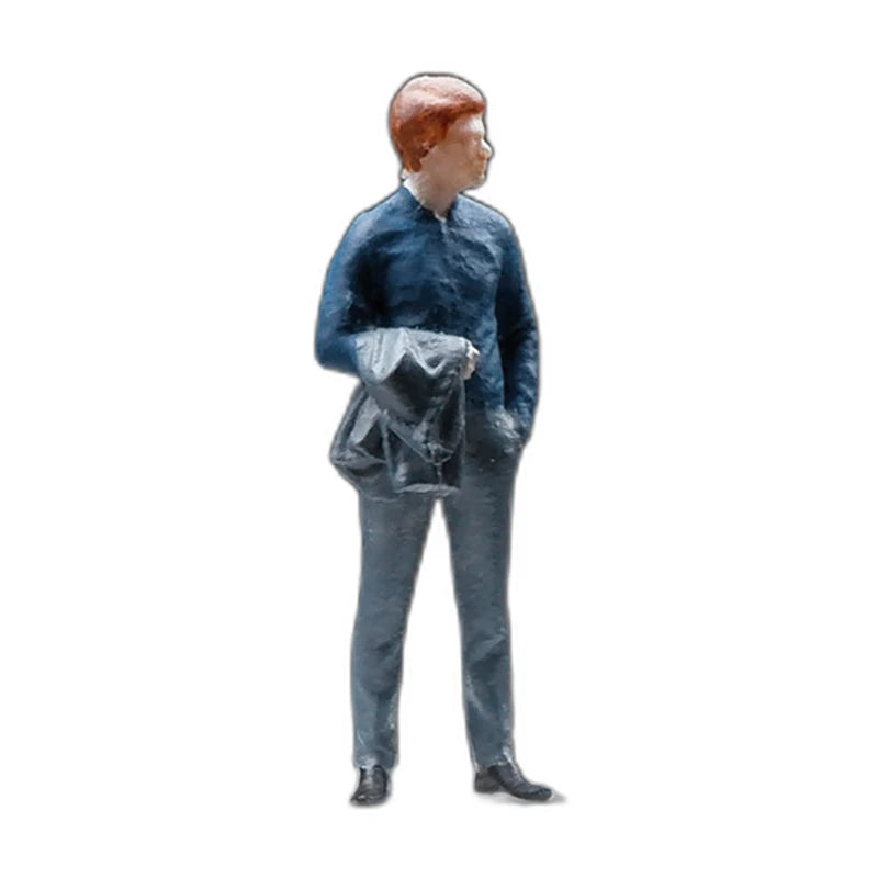 1:64 Miniature Figures – 50 People, Animals & Props, Suit Man Standing base