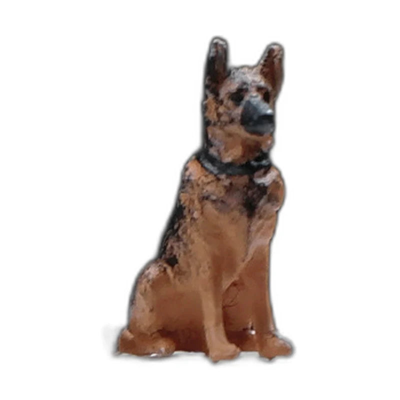 1:64 Miniature Figures – 50 People, Animals & Props, Police Dog base