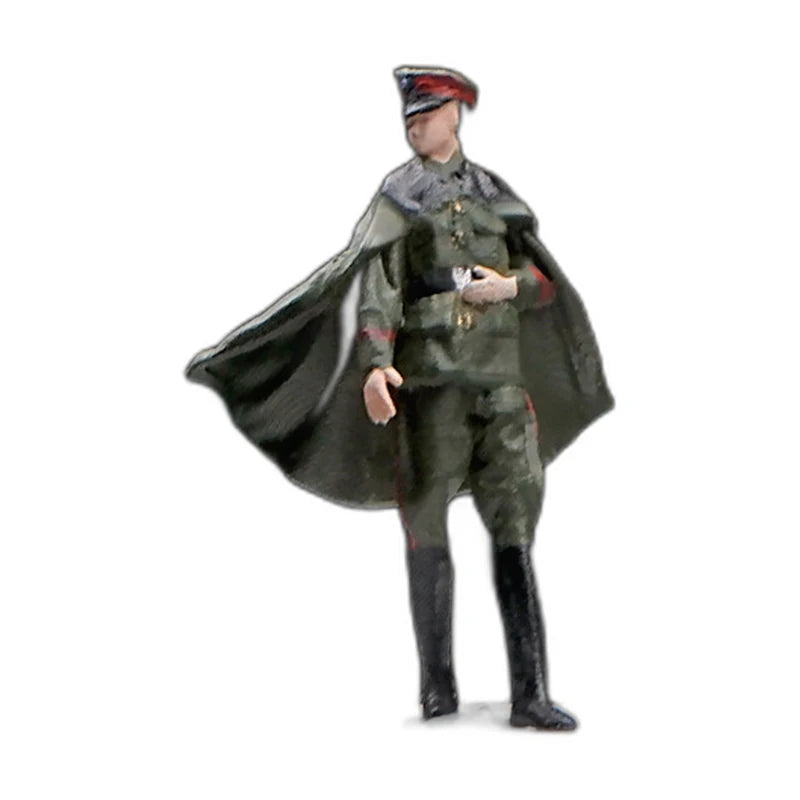 1:64 Miniature Figures – 50 People, Animals & Props, Officer base