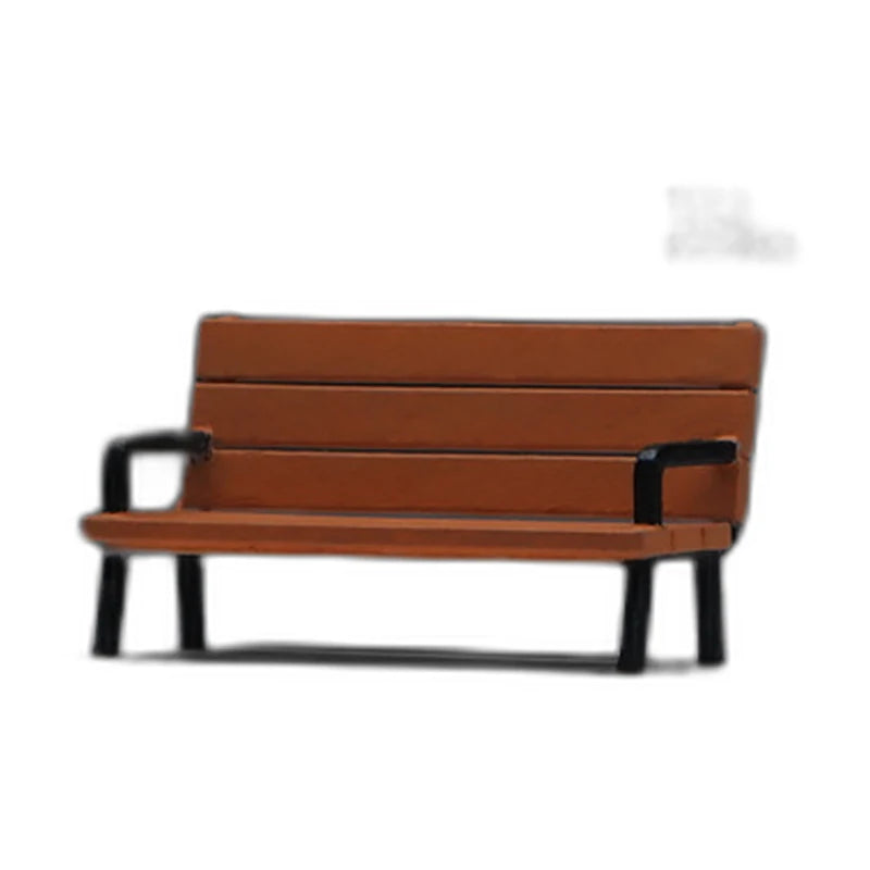 1:64 Miniature Figures – 50 People, Animals & Props, Park Bench base